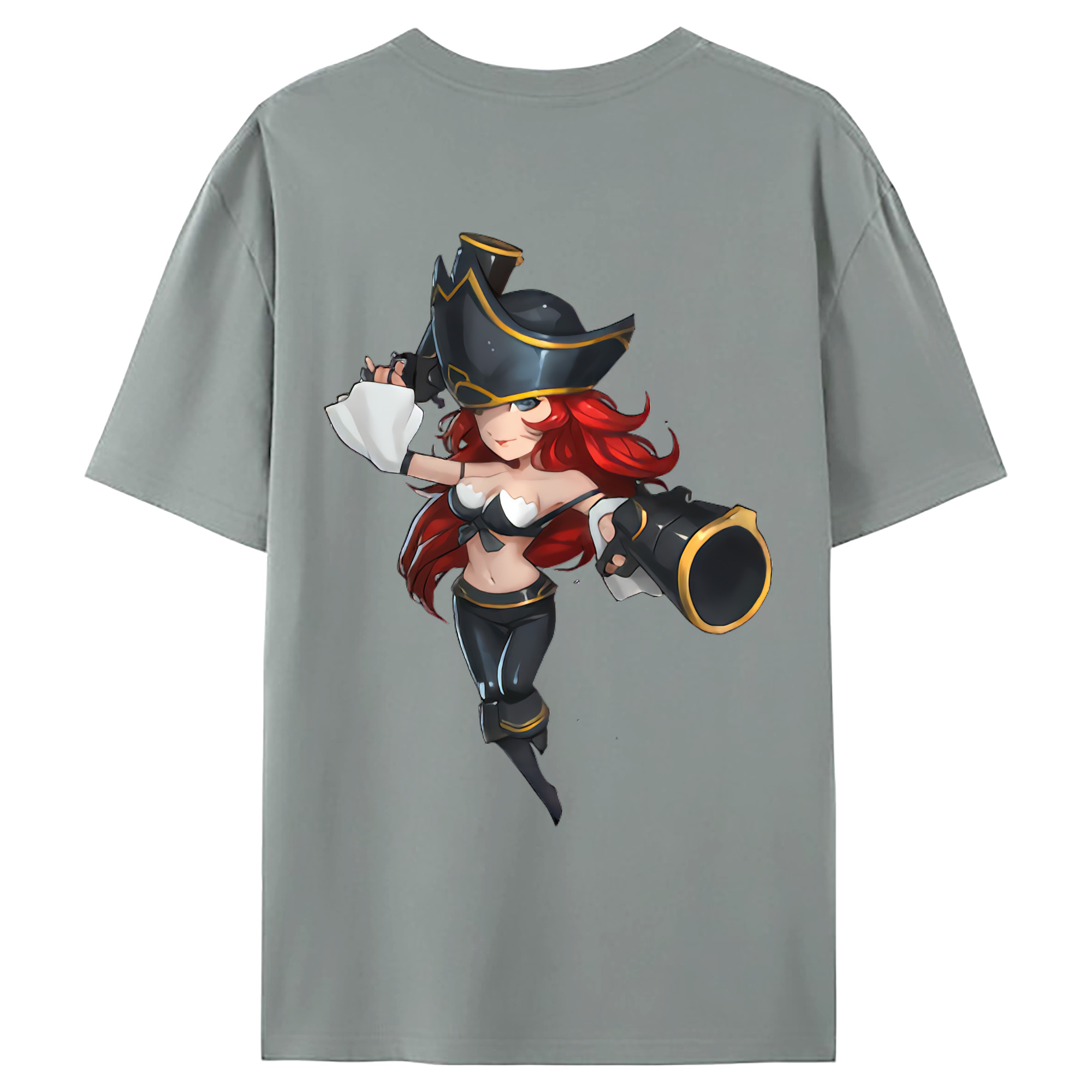 （画像用） リーグ・オブ・レジェンド League of Legends LOL 綿100％ メンズ半袖Tシャツ（バックプリント） 通気性